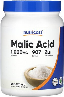 Thumbnail - Nutricost, Apfelsäure, geschmacksneutral, 907 g (32 oz.)