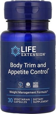 Life Extension, Body Trim and Appetite Control, Nahrungsergänzungsmittel zur Appetitkontrolle, 30 pflanzliche Kapseln
