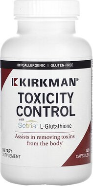 Kirkman Labs, Toxicity Control with Setria L-Glutathione, Toxizitätskontrolle mit Setria L-Glutathion, 120 Kapseln