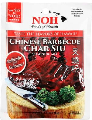NOH Foods of Hawaii, Chinesische Barbecue Char Siu-Gewürzmischung, 71 g (2,5 oz.)