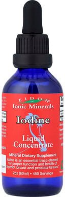 Thumbnail - Eidon Ionic Minerals, Iodine, Liquid Concentrate, Jod, flüssiges Konzentrat, 60 ml (2 oz.)