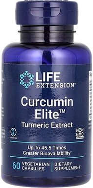 Thumbnail - Life Extension, Curcumin Elite, Kurkuma-Extrakt, 60 vegetarische Kapseln