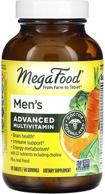 MegaFood, Multi für Männer, 120 Tabletten