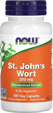 NOW Foods, Johanniskraut, 300 mg, 100 pflanzliche Kapseln