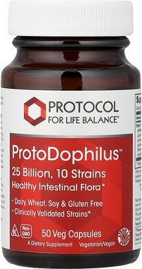 Protocol for Life Balance, ProtoDophilus™, 25 Milliarden, 50 pflanzliche Kapseln