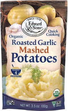 Edward & Sons, Bio-Kartoffelpüree, gerösteter Knoblauch, 100 g (3,5 oz.)