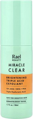 Thumbnail - Rael, Miracle Clear, Brightening Triple Acid Exfoliant, aufhellendes Dreifach-Säure-Peeling, ohne Duftstoffe, 50 ml (1,7...