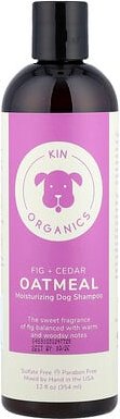 Kin+Kind, Organic Oatmeal Moisturizing Dog Shampoo, feuchtigkeitsspendendes Hundeshampoo mit Bio-Haferflocken, Feige + Z...