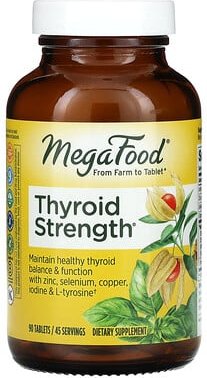 Thumbnail - MegaFood, Thyroid Strength, Energie für die Schilddrüse, 90 Tabletten