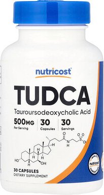 Nutricost, TUDCA, 500 mg, 30 Kapseln