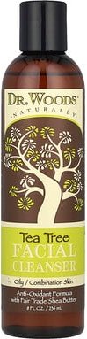 Dr. Woods, Facial Cleanser, Tea Tree, Gesichtsreiniger, Teebaum, 236 ml (8 fl. oz.)