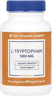 The Vitamin Shoppe, L-Tryptophan, 500 mg, 60 pflanzliche Kapseln