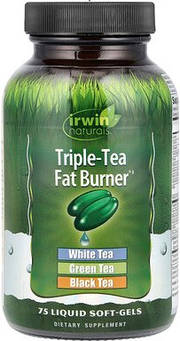 Irwin Naturals, Triple-Tea Fat Burner®, 75 flüssige Weichkapseln