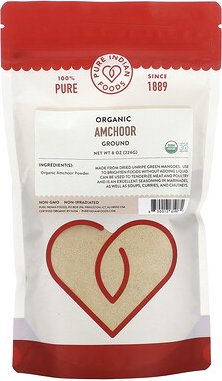 Pure Indian Foods, Organic Amchoor, gemahlen, 226 g (8 oz.)