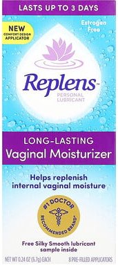 Replens, Persönliches Schmiermittel, langanhaltende vaginale Feuchtigkeitspflege, 8 vorgefüllte Applikatoren, je 6,7 g (...