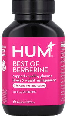HUM Nutrition, Best of Berberine, Berberin, 60 vegane Kapseln (600 mg pro Kapsel)