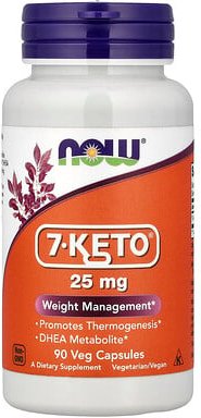 NOW Foods, 7-KETO, 25 mg, 90 Veg-Kapseln