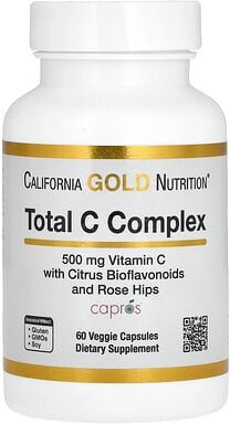 Thumbnail - California Gold Nutrition, Total C Complex with Ascorbic Acid, Amla Extract, Citrus Bioflavonoids & Rose Hip Extract, Vi...