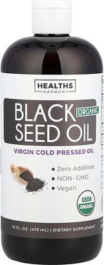 Healths Harmony, Organic Black Seed Oil, Bio-Schwarzkümmelöl, 473 ml (16 fl. oz.)
