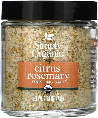 Simply Organic, Finishing Salt, Zitrus-Rosmarin, 73 g (2,58 oz.)