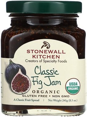 Stonewall Kitchen, Organic Classic Fig Marmelade, klassische Bio-Feigenmarmelade, 241 g (8,5 oz.)