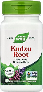 Nature's Way, Kudzu Root, Kudzu-Wurzel, 50 vegane Kapseln (613 mg pro Kapsel)