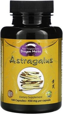 Dragon Herbs, Astragalus, Tragant, 450 mg, 100 Kapseln