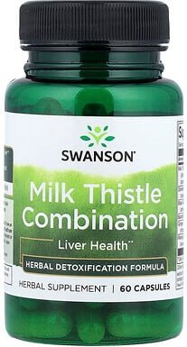 Thumbnail - Swanson, Milk Thistle Combination, Mariendistel-Kombination, 60 Kapseln