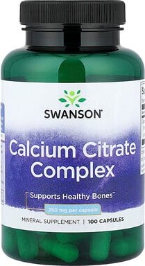 Swanson, Calcium-Citrat-Komplex, 250 mg, 100 Kapseln