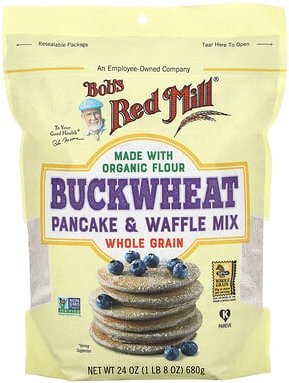 Bob's Red Mill, Buchweizen-Pfannkuchen- und Waffel-Mischung, Vollkorn, 680 g (1 lb. und 8 oz.)
