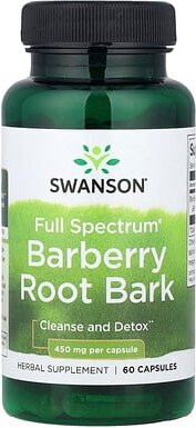 Swanson, Full Spectrum® Berberitze-Wurzelrinde, 450 mg, 60 Kapseln