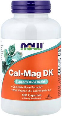 NOW Foods, Cal-Mag DK, 180 Kapseln