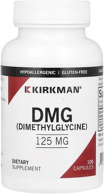 Kirkman Labs, DMG (Dimethylglycin), 125 mg, 100 Kapseln