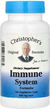 Thumbnail - Christopher's Original Formulas, Immune System Formula, Formel für das Immunsystem, 100 vegetarische Kapseln