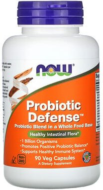 NOW Foods, Probiotic Defense, probiotische Abwehr, 90 vegetarische Kapseln