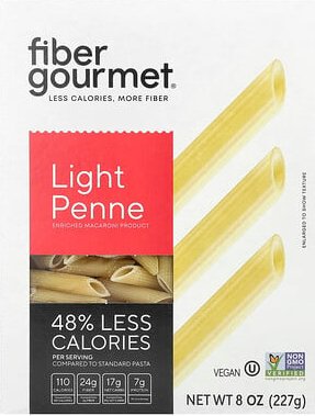 Fiber Gourmet, Light Penne, leichte Penne, 227 g (8 oz.)