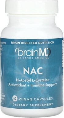 BrainMD, NAC, 600 mg, 60 vegane Kapseln