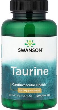 Swanson, Taurin, 500 mg, 100 Kapseln