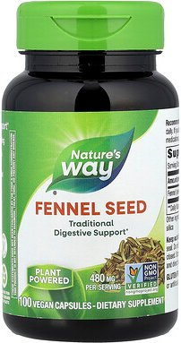 Thumbnail - Nature's Way, Fenchelsamen, 480 mg, 100 vegane Kapseln