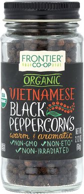 Frontier Co-op, OrganicVietnamesischeSchwarzePfefferkörner, 60 g (2,12 oz.)