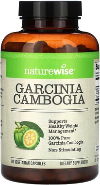 NatureWise, Garcinia Cambogia, 180 pflanzliche Kapseln