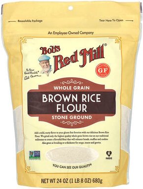 Bob's Red Mill, Naturreismehl, Vollkorn, 680 g (24 oz.)