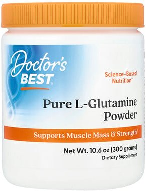 Doctor's Best, Pure L-Glutamine Powder, reines L-Glutamin-Pulver, 300 g (10,6 oz.)