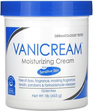 Vanicream, Feuchtigkeitscreme, für trockene, gereizte oder empfindliche Haut, 453 g (1 lb.)