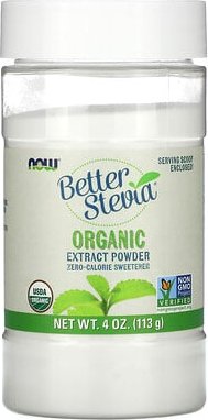 NOW Foods, Zertifiziert biologisches Better Stevia, Pulverextrakt, 4 oz (113 g)