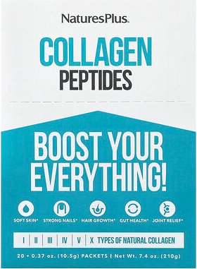 NaturesPlus, Kollagenpeptide, 20 Stick-Päckchen, 0,37 oz. (10,5 g) pro Stück