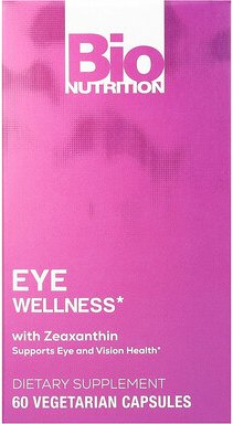 Bio Nutrition, Eye Wellness With Zeaxanthin, 60 vegetarische Kapseln