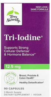 Terry Naturally, Tri-Iod, 12,5 mg, 90 Kapseln