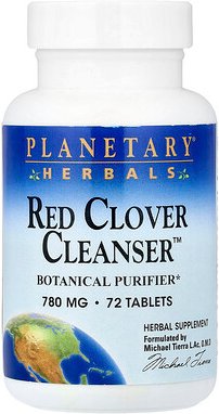 Planetary Herbals, Red Clover Cleanser™, Rotklee-Reiniger, 72 Tabletten