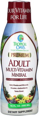 Tropical Oasis, Premium Multi-Vitamin Mineral, für Erwachsene, 480 ml (16 fl. oz.)